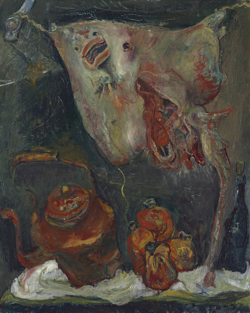 Stilleven met rog, Chaïm Soutine, kunstdruk van willem.