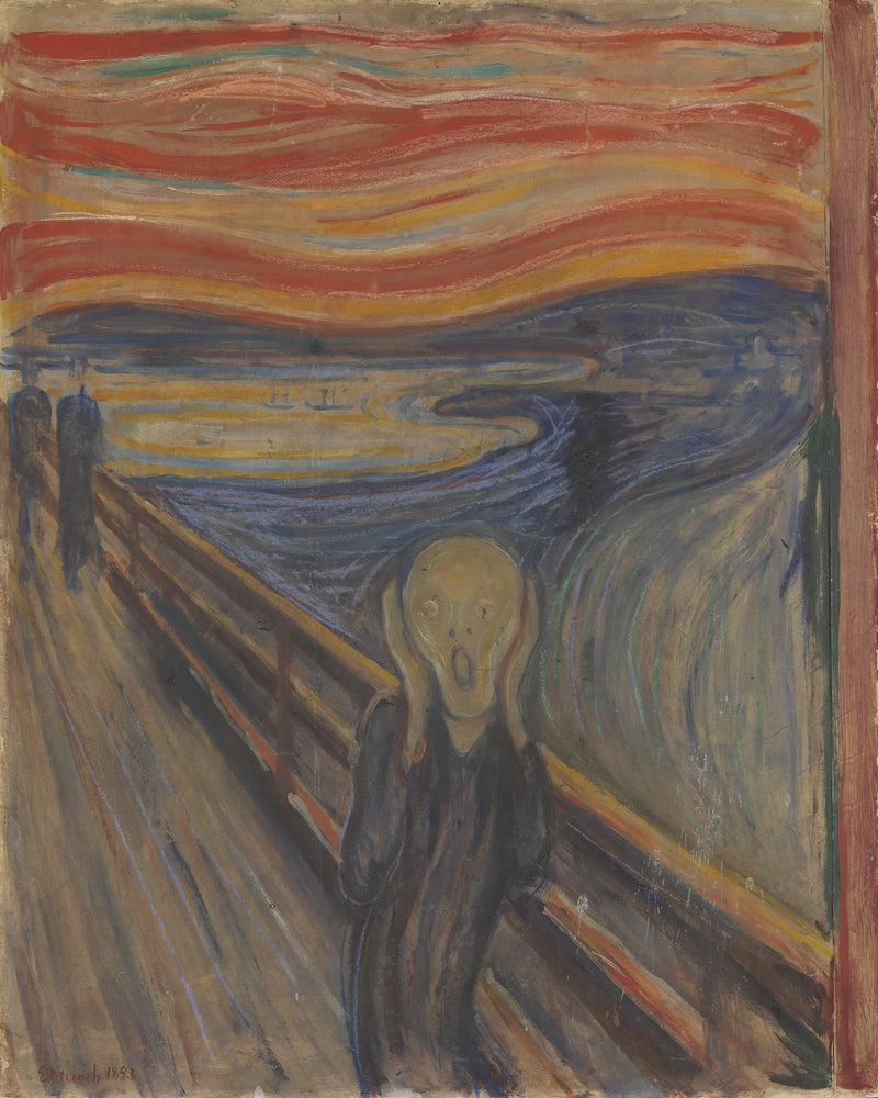 De schreeuw, Edvard Munch, kunstdruk van willem.