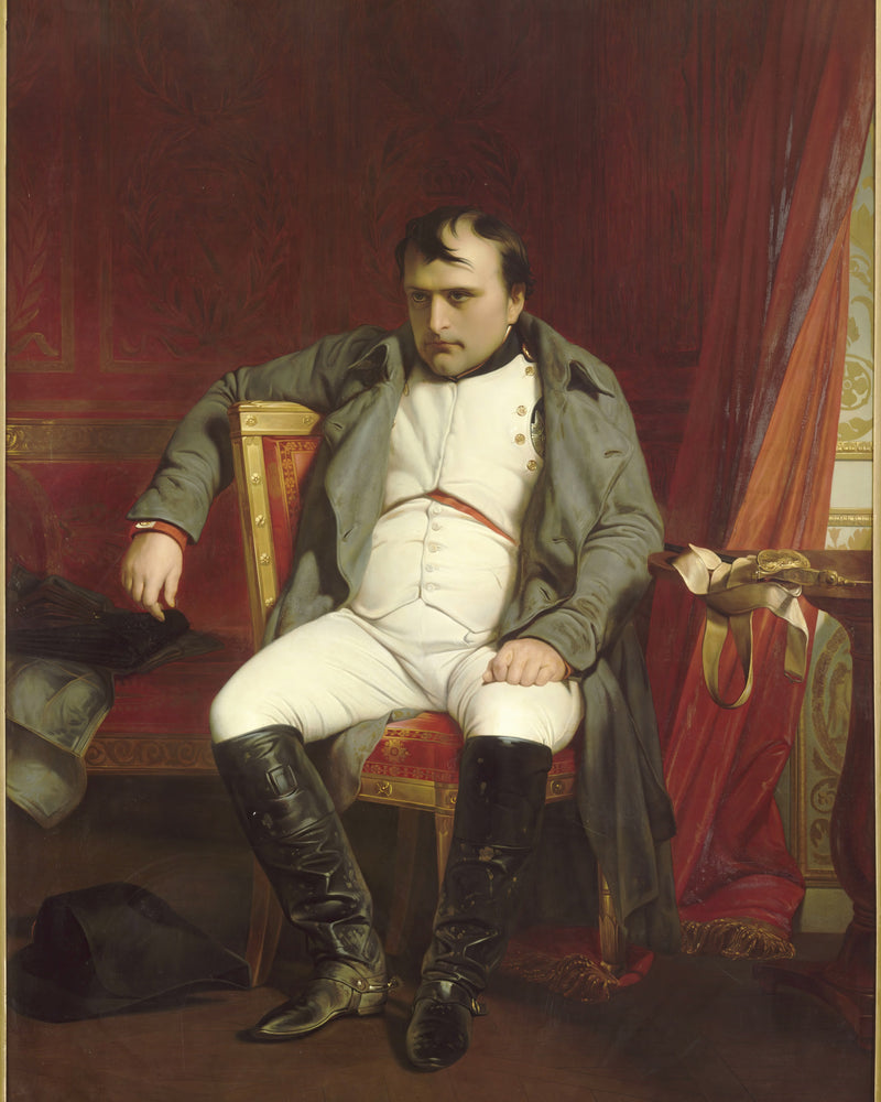 Napoleon in Fontainebleau, 31 maart 1814 - Napoléon à Fontainebleau, 31 mars 1814