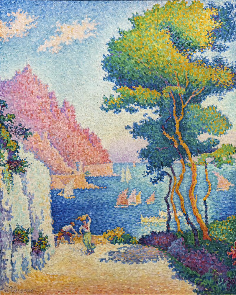 Capo di Noli, Paul Signac, kunstdruk van willem.