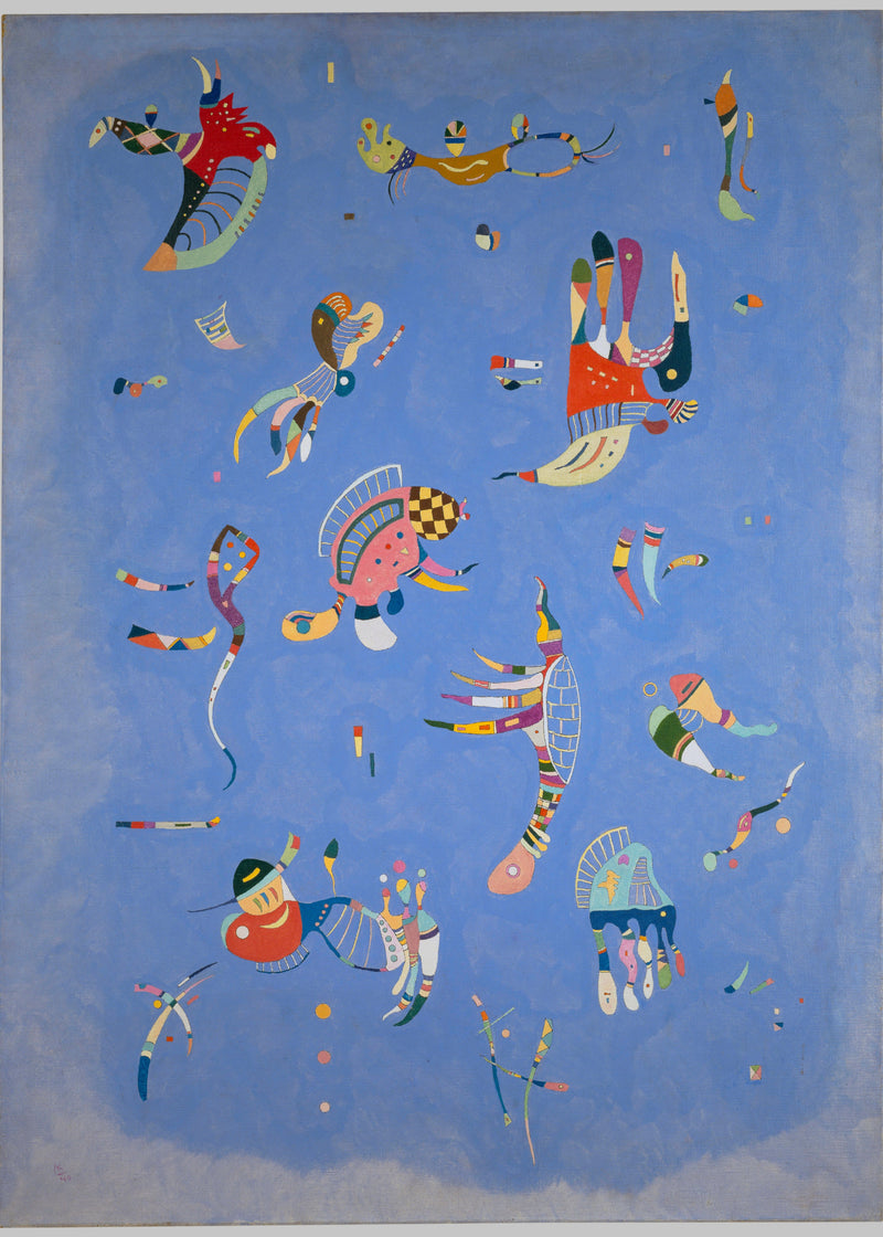 Hemelsblauw, Wassily Kandinsky, kunstdruk van willem.