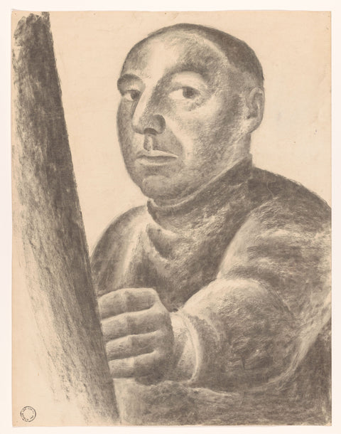 Zelfportret van Leo Gestel