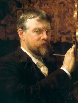Portret van Sir Lawrence Alma-Tadema