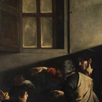 De roeping van Mattheüs, Caravaggio, detail