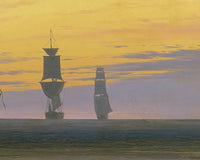 De levensfasen, Caspar David Friedrich, detail