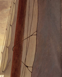 Op de zeilboot, Caspar David Friedrich, detail