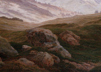 Herinnering aan het Reuzengebergte, Caspar David Friedrich, detail