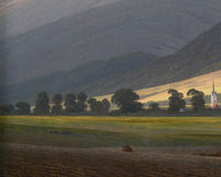 Het Reuzengebergte, Caspar David Friedrich, detail