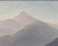 Het Reuzengebergte, Caspar David Friedrich, detail