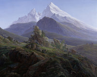 De Watzmann, Caspar David Friedrich, kunstdruk van willem.