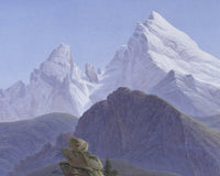 De Watzmann, Caspar David Friedrich, detail