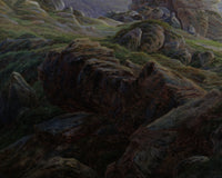 De Watzmann, Caspar David Friedrich, detail