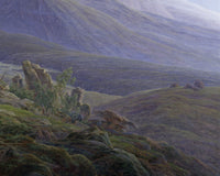 De Watzmann, Caspar David Friedrich, detail