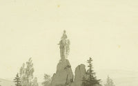 Madonna in het gebergte, Caspar David Friedrich, detail