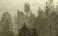 Madonna in het gebergte, Caspar David Friedrich, detail
