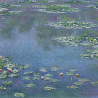 Waterlelies (1906), Claude Monet, kunstdruk van willem.