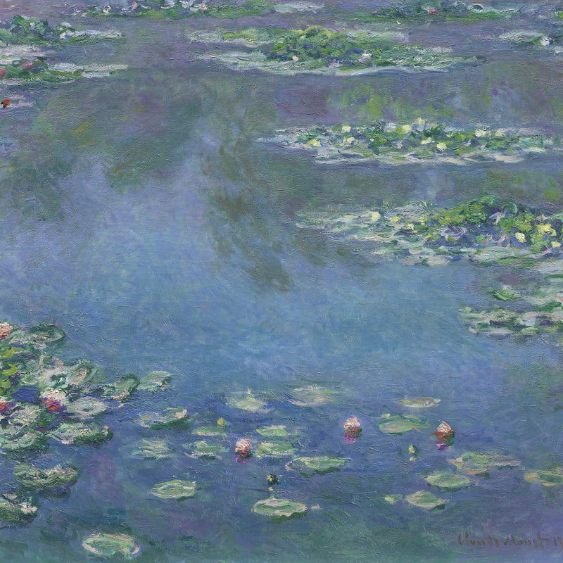 Waterlelies (1906), Claude Monet, kunstdruk van willem.