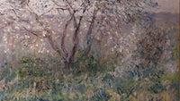 Lente bij Vétheuil, Claude Monet, detail