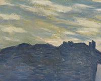 Zonsondergang bij Étretat, Claude Monet, detail