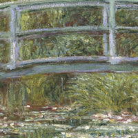 De waterlelievijver (De Japanse brug), Claude Monet, detail