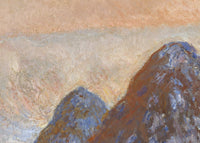 Graanschelf, sneeuweffect, Claude Monet, detail