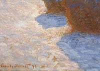 Graanschelf, sneeuweffect, Claude Monet, detail