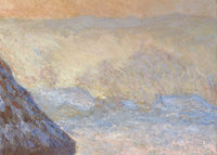 Graanschelf, sneeuweffect, Claude Monet, detail