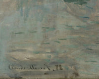 Impressie, opkomende zon, Claude Monet, detail