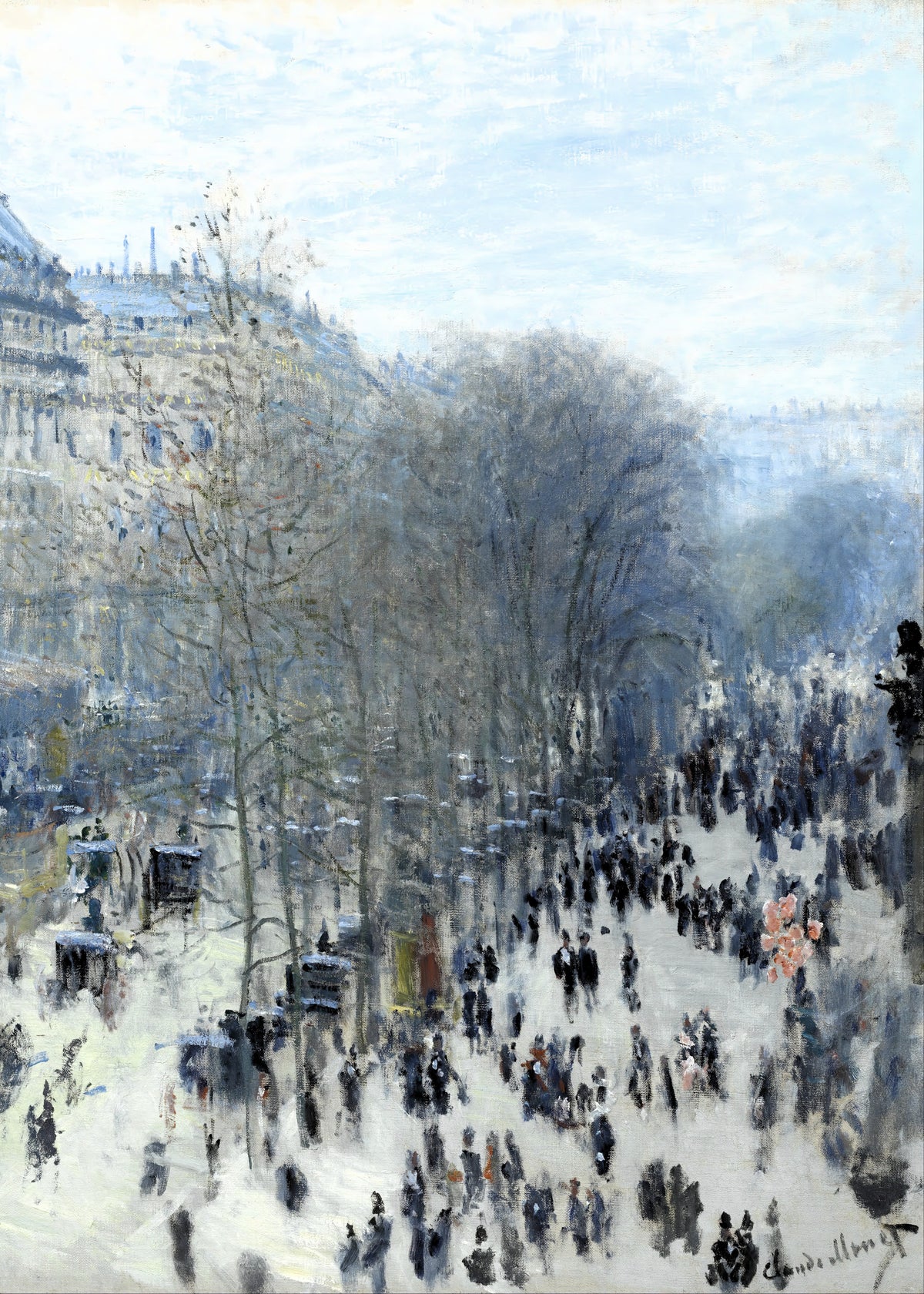 Boulevard des Capucines, Claude Monet, kunstdruk van willem.