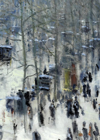 Boulevard des Capucines, Claude Monet, detail