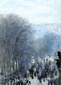 Boulevard des Capucines, Claude Monet, detail