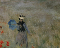 Red Poppy-field at Argentuil, Claude Monet, detail