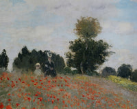 Red Poppy-field at Argentuil, Claude Monet, detail
