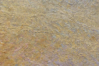 Zicht op Bazincourt bij zonsondergang, Camille Pissarro, detail
