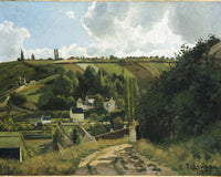 Jalais-heuvel, Pontoise, Camille Pissarro, kunstdruk van willem.