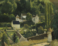 Jalais-heuvel, Pontoise, Camille Pissarro, detail