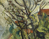 Huizen in een landschap, Chaïm Soutine, detail