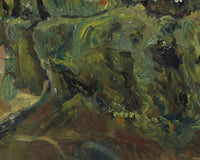 Huizen in een landschap, Chaïm Soutine, detail