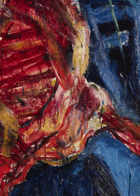 Het geslachte rund (Buffalo), Chaïm Soutine, detail
