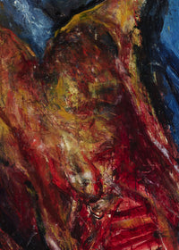 Het geslachte rund (Buffalo), Chaïm Soutine, detail
