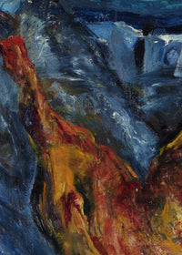 Het geslachte rund (Buffalo), Chaïm Soutine, detail
