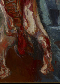 Het geslachte rund (Minneapolis), Chaïm Soutine, detail