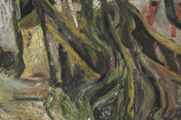 Landschap bij Céret, Chaïm Soutine, detail