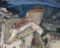 Zicht op Cagnes, Chaïm Soutine, detail