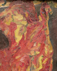 Rund en kalfskop, Chaïm Soutine, detail