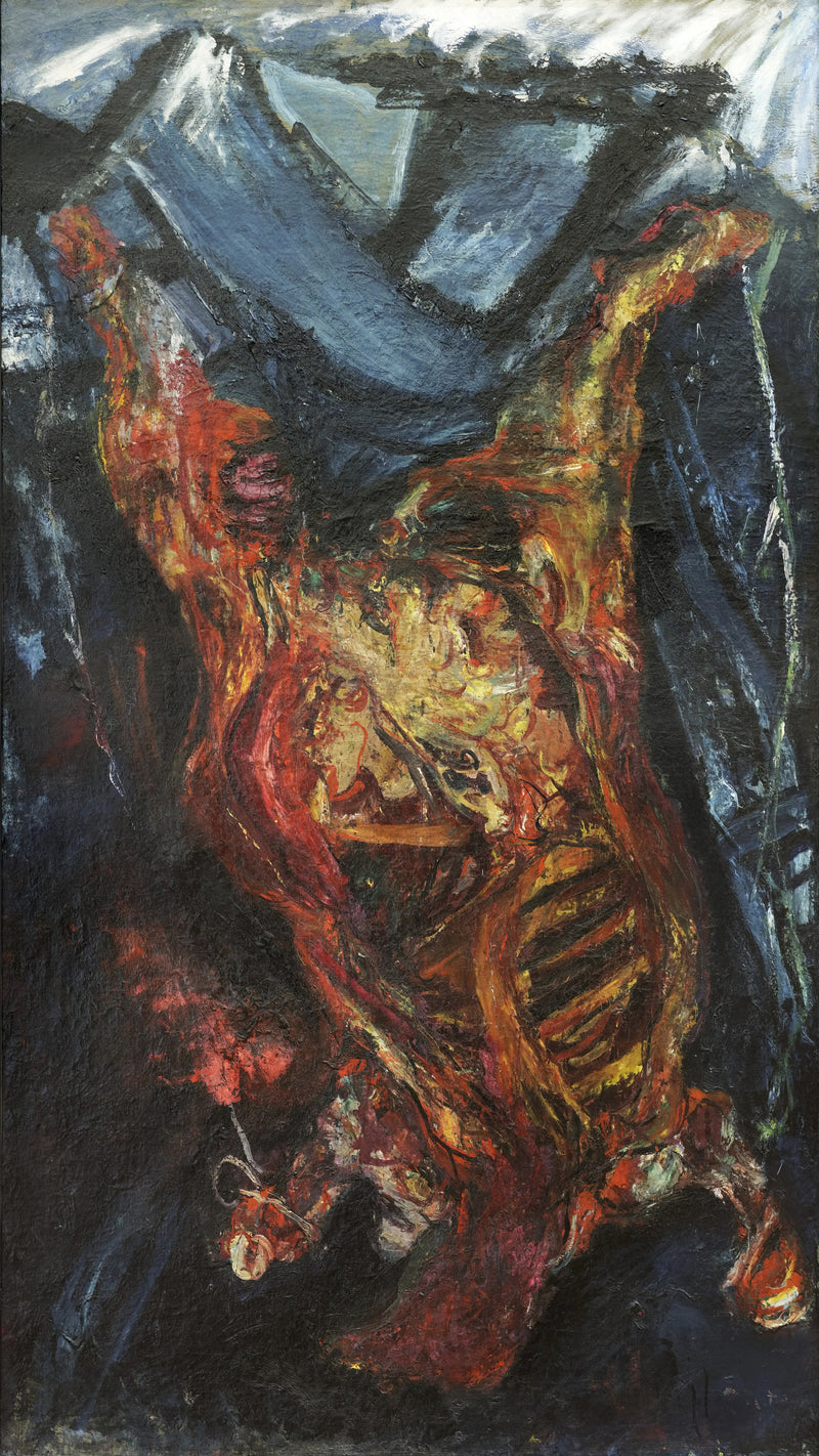 De gevilde os, Chaïm Soutine, kunstdruk van willem.