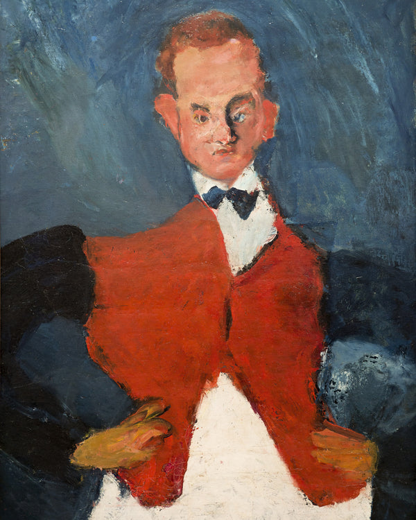 De kelner, Chaïm Soutine, kunstdruk van willem.