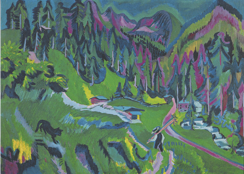 Landschap Sertigdal - Landschaft Sertigtal