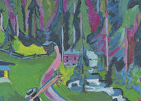 Landschap Sertigdal - Landschaft Sertigtal - detail