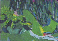 Landschap Sertigdal - Landschaft Sertigtal - detail